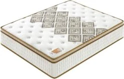 Matelas Ressorts Ensachés 200x200x28cm