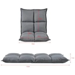 Siège De Sol Avec Dossier Jenö Gris -Univers du Lit Boutique 0d62aac3eaa64a4fa7e0e423038faf40