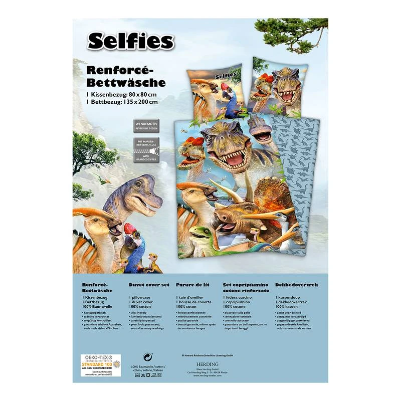 Herding Parure De Lit En Renforcé Dinosaure 9 Herding Parure De Lit En Renforcé Dinosaure – Image 7