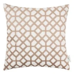 Tom Tailor Housse De Coussin Geometric Velvet