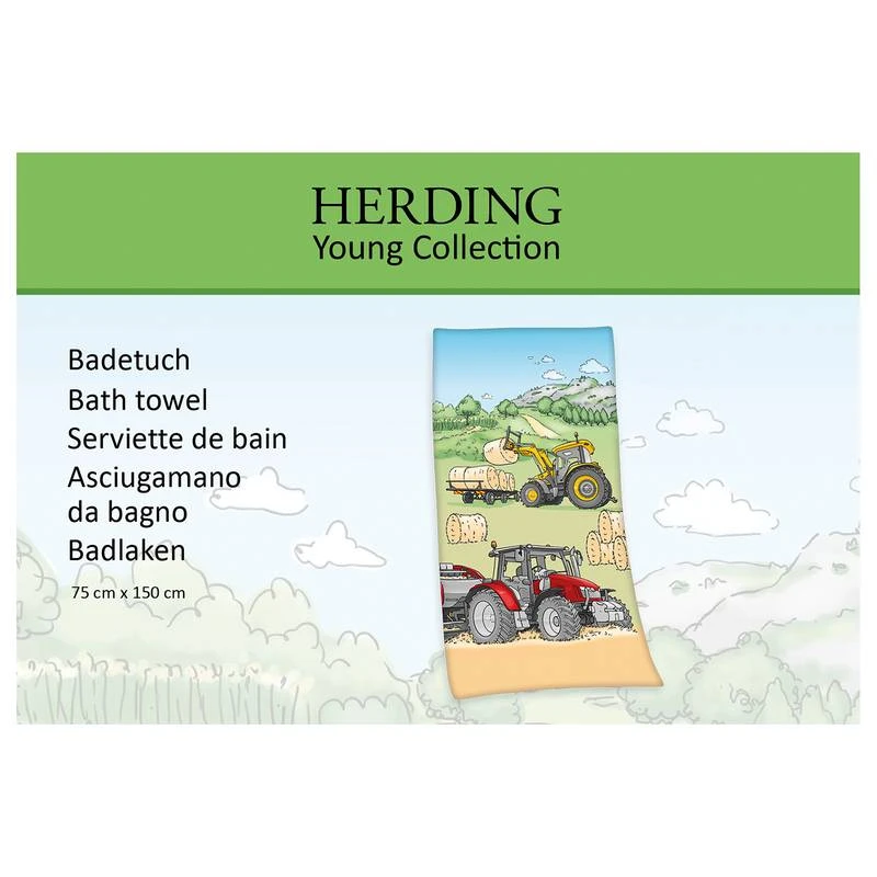 Herding Serviette En Velours Tracteur 6 Herding Serviette En Velours Tracteur â Image 4