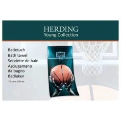 Herding Serviette En Velours Basketball -Univers du Lit Boutique 1000297196 220719 030 DETAILS P000000001000297196