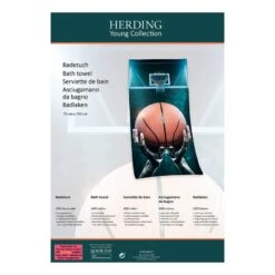 Herding Serviette En Velours Basketball -Univers du Lit Boutique 1000297196 220719 040 DETAILS P000000001000297196