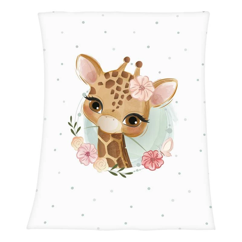 Couverture En Microfibre Petite Girafe 3 Couverture En Microfibre Petite Girafe
