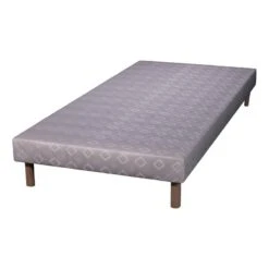 Sommier Tapissier Blanc - 90x190