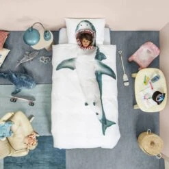 Snurk Parure De Lit Requin - 1 Personne -Univers du Lit Boutique 1461e2d120524ee786f9ff07c8df4399
