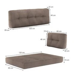 Coussin Palette Premium Lot De 3 Taupe -Univers du Lit Boutique 20ca1b3d4988497bae03d43f633867a6