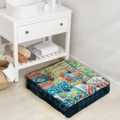 Coussin De Sol Exotique Persan Velours -Univers du Lit Boutique 24e914a8d13043838f2fc13df1247b5c