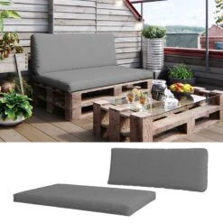 Coussin Palette Modern Lot De 2 Gris -Univers du Lit Boutique 2c549c9deb92458992af70cb02babc33