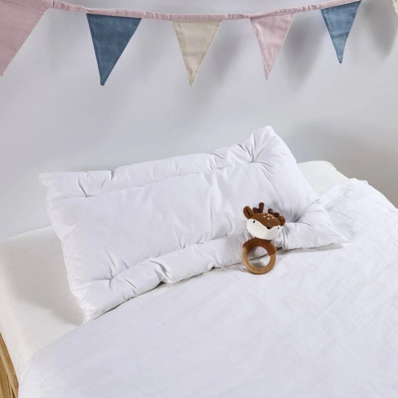 Oreiller Bébé Moelleux Plat Antiacariens 4 Oreiller Bébé Moelleux Plat Antiacariens – Image 2