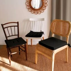 DODO Galettes De Chaises Coton Rouge -Univers du Lit Boutique 34ac28cab57c416393f8e4a317e1dd35