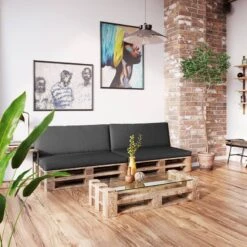 Coussin Palette Modern Lot De 4 Gris -Univers du Lit Boutique 34b01a2669ec4222bfe0ae17baebe3d5