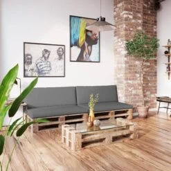 Coussin Palette Modern Lot De 4 Gris -Univers du Lit Boutique 3b80a12e50294490b0e46148ea4b1e09