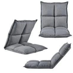 Siège De Sol Avec Dossier Jenö Gris -Univers du Lit Boutique 40ac6f5fdef144378471f2402302aa21