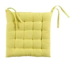 Galette De Chaise Matelassée Bicolore