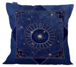 Deep Blue Housse De Coussin