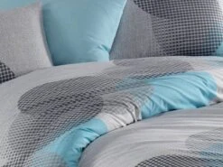 Parure DENNIS Bleu Gris -Univers du Lit Boutique 4e59ef3efb0141f0b61fa9c8f19de140