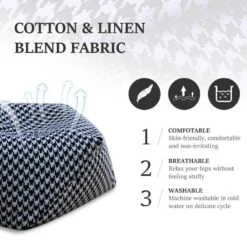 Housse De Pouf Minimaliste -Univers du Lit Boutique 4f00fb34f7fb4714ab6e68634d04e2b3