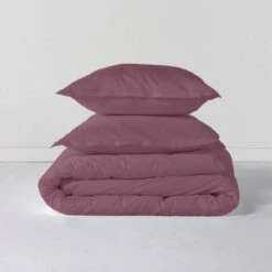 Basic Housse De Couette 260x220 Magenta -Univers du Lit Boutique 60a2ae05c79b4308922c9d17afc862f7
