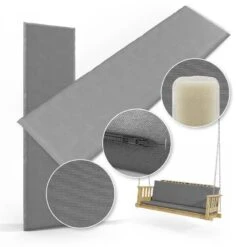 Coussin Pour Banc 150x40cm Gris -Univers du Lit Boutique 66b4073e03f84afc81972b07d70f5118