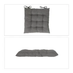 Coussin De Chaise Gris En Lot De 4 -Univers du Lit Boutique 673674a6213a483e86fd50675054670f