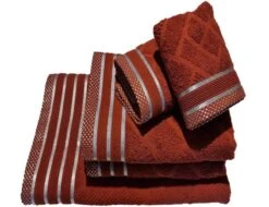 Lot De 5 Serviettes Jacquard -Univers du Lit Boutique 6ec09928e5b14c46afcf541c47903230