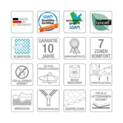 Matelas De Mousse Froide/gel Sleep Gel 2 -Univers du Lit Boutique 7 zonen komfort kaltschaum gel matratze sleep gel 2 80 x 200cm h2 bis 80 kg 2656482