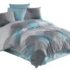 Parure DENNIS Bleu Gris -Univers du Lit Boutique 776674e1a4fa40e4924a69d5c0337a8a
