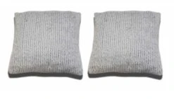 Lot De 2 Coussins Blancs