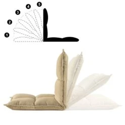 Siège De Sol Avec Dossier Jenö Gris -Univers du Lit Boutique 8d7a7482c95645158cb361e90bf93bb7