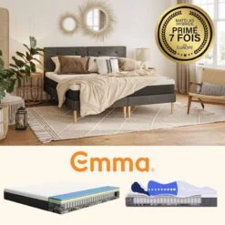 EMMA Matelas Hybride + Oreiller Original -Univers du Lit Boutique 94e36bee03ef436ebc9f3aa6b2d6e5fb 1