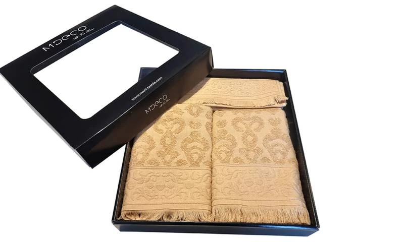 Lot De 4 Serviettes Jacquard à Franges 10 Lot De 4 Serviettes Jacquard à Franges – Image 8