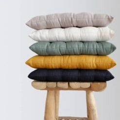 DODO Galette De Chaise Unie Et Piquée -Univers du Lit Boutique a71a112fdbf54e0e82653050b8d04e58