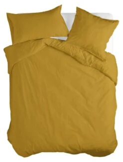 Basic Housse De Couette 200x200 Moutarde