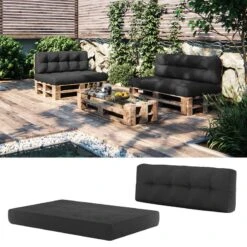 Coussin Palette Premium Lot De 2 Taupe -Univers du Lit Boutique b4f9880774f04468b008dd4599c81d9b