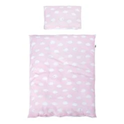 Roba Parure De Lit Kleine Wolke Rose -Univers du Lit Boutique babybettwaesche kleine wolke baumwollstoff babyrosa 5095900