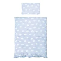 Roba Literie Kleine Wolke Bleu -Univers du Lit Boutique babybettwaesche kleine wolke baumwollstoff pastellblau 5095896