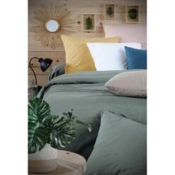 Housse De Couette En Coton Lavé Uni -Univers du Lit Boutique cb3da2f216504c098c7079e13fe65556
