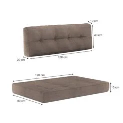 Coussin Palette Premium Lot De 2 Taupe -Univers du Lit Boutique d33b077f901740628288ce1cd851e896