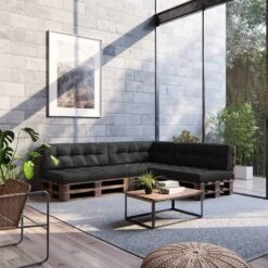 Coussin Palette Premium Lot De 7 Taupe -Univers du Lit Boutique e5ace6973a6a48a297176c4f776813a9