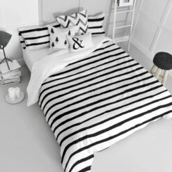 Stripes Housse De Couette 135/140x200 Cm -Univers du Lit Boutique e84bb4e2f8ee4c1cb210e056ded44fa6