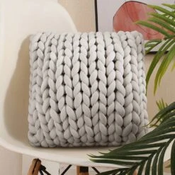 DIY Coussin En Grosse Maille -Univers du Lit Boutique fbc7f7fd813a42268fc41aabf394e5d0